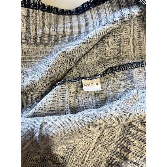 Maxi Dress Sleeveless V-Neck Womens XL Geometric Animal Zanzea Black White - Picture 9 of 9